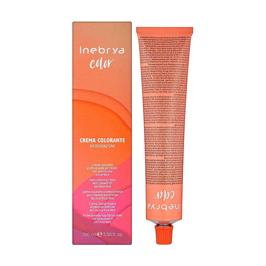 Перманентна крем-фарба для волосся Inebrya Color 5/00 Intense Light Chestnut, 100 мл